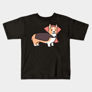 Cute halloween vampire corgi Kids T-Shirt